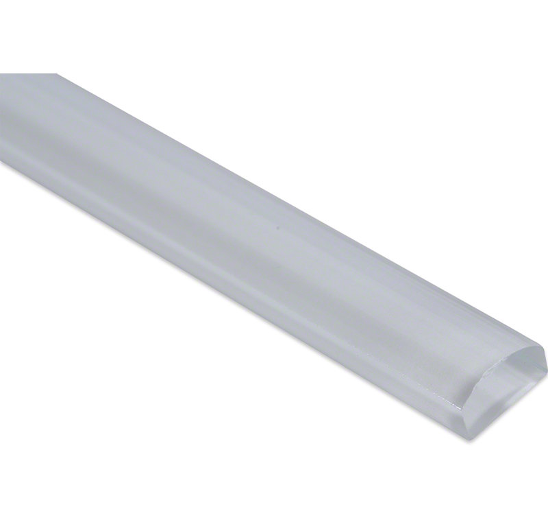 Super White Polished Glass Pencil Liner Tile Trim