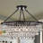 Mraz Glass Semi Flush Mount-20769514
