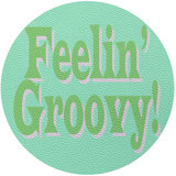 Feelin Groovy Celadon 16" Vinyl Placemat