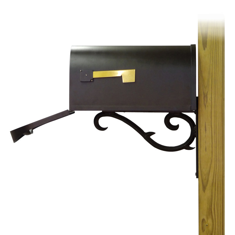 Classic Aluminum Post Mounted Mailbox