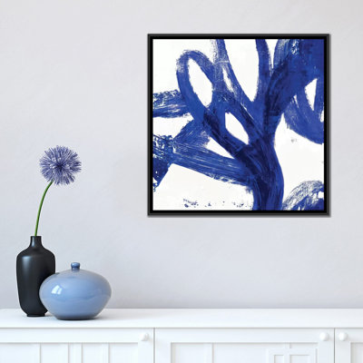 «Tendresse indigo» par PI Galerie - reproduction sur toile tendue