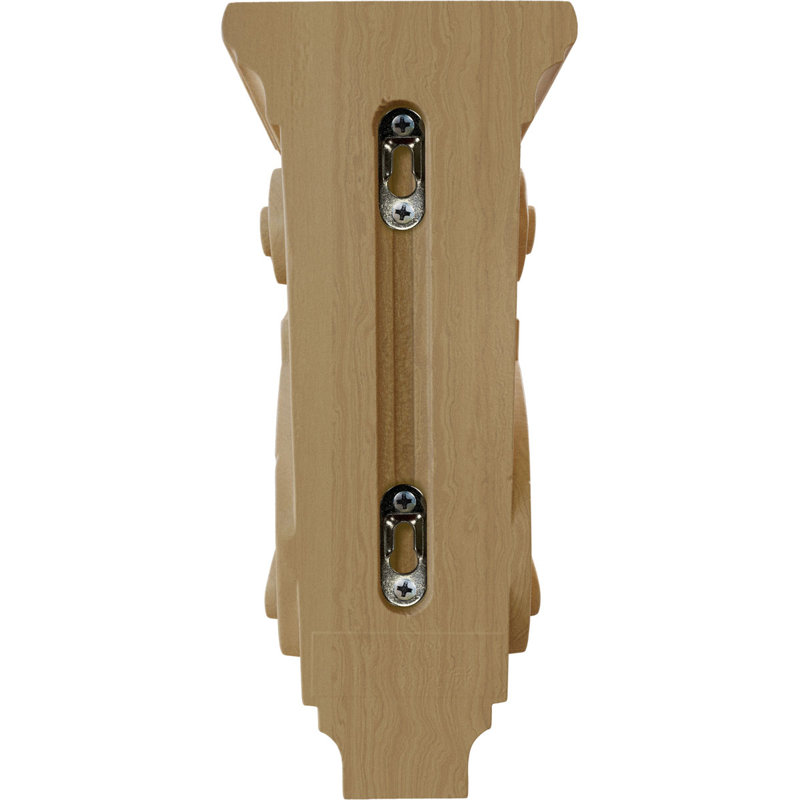 Corbeaux de bois prêts à être peints ou teints - H 10 po x l 5 po, Brun cerisier