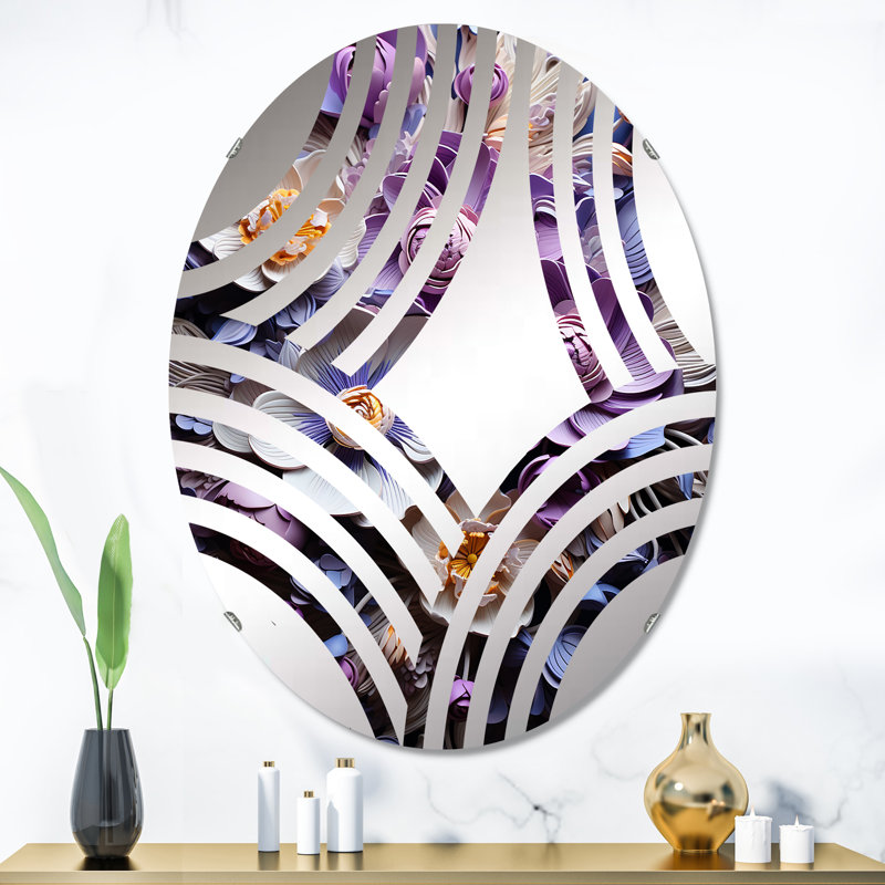 Miroir mural oval, 35,4 po x 23,6 po