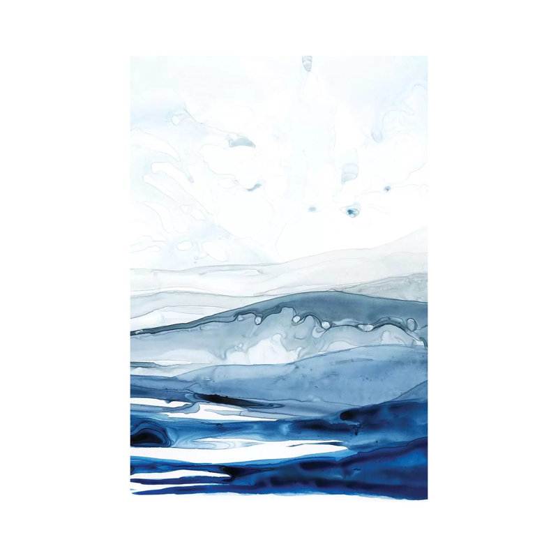 Azure Arctic II by Grace Popp - Wrapped Canvas Painting, 20.32 cm H x 30.48 cm W
