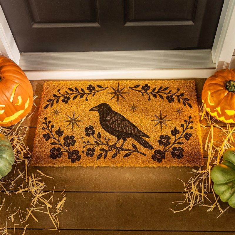 Tapis en fibre de coco Home Sweet Haunted Home