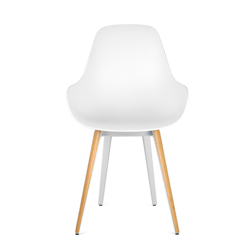 Kanisha Upholstered Armchair, White, Walnut