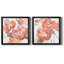 Coral Fantasy I - 2 pièces, peinture sur toile encadrée-2030138022-2030138021
