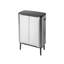 Poubelle de recyclage à double compartiment et à double compartiment 8 "Gallia (2 x 30 litres)-49493558