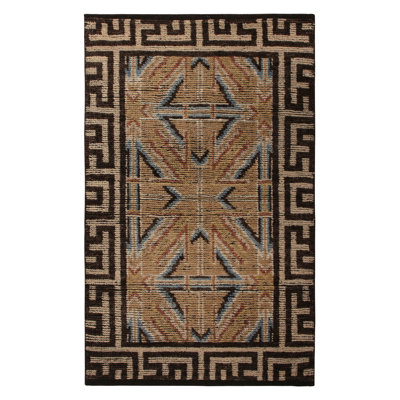 One-of-a-Kind Rectangle 2' X 3' No Wool Area Rug in Brown/Beige