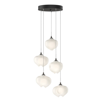 Luminaire suspendu géométrique à 5 lumières Ume