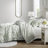 Adele Green 5-Piece Full/Queen Comforter Set with Decorative Pillows-116621895-129101809