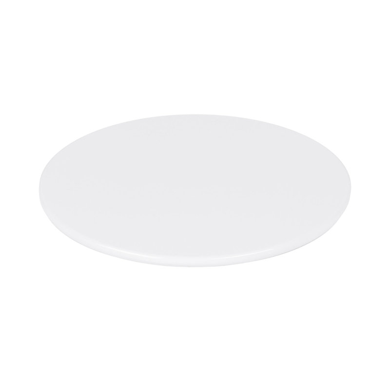 Flat 7" Melamine Appetizer Plate, White
