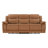 89'' Genuine Leather Zero Gravity Power Recliner Sofa with USB Ports