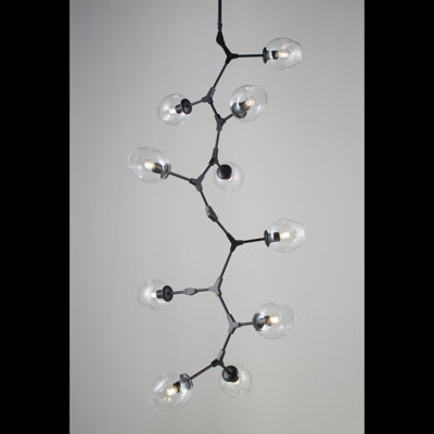 Lustre linéaire 7 lumières spoutnik modern Shumate