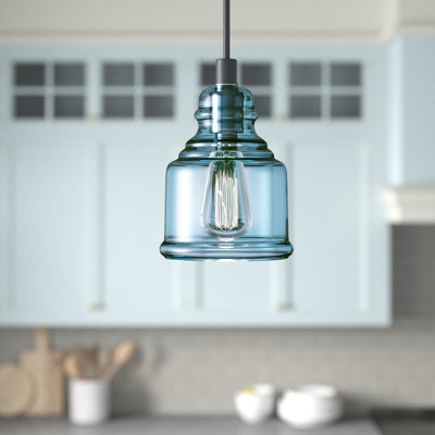 Denzel 1-Light Dimmable Single Bell Pendant