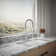 Kohler Simplice Single Handle Semi-Professional Pre-Rinse Kitchen Sink Faucet with Three-Function Pull Down Sprayer