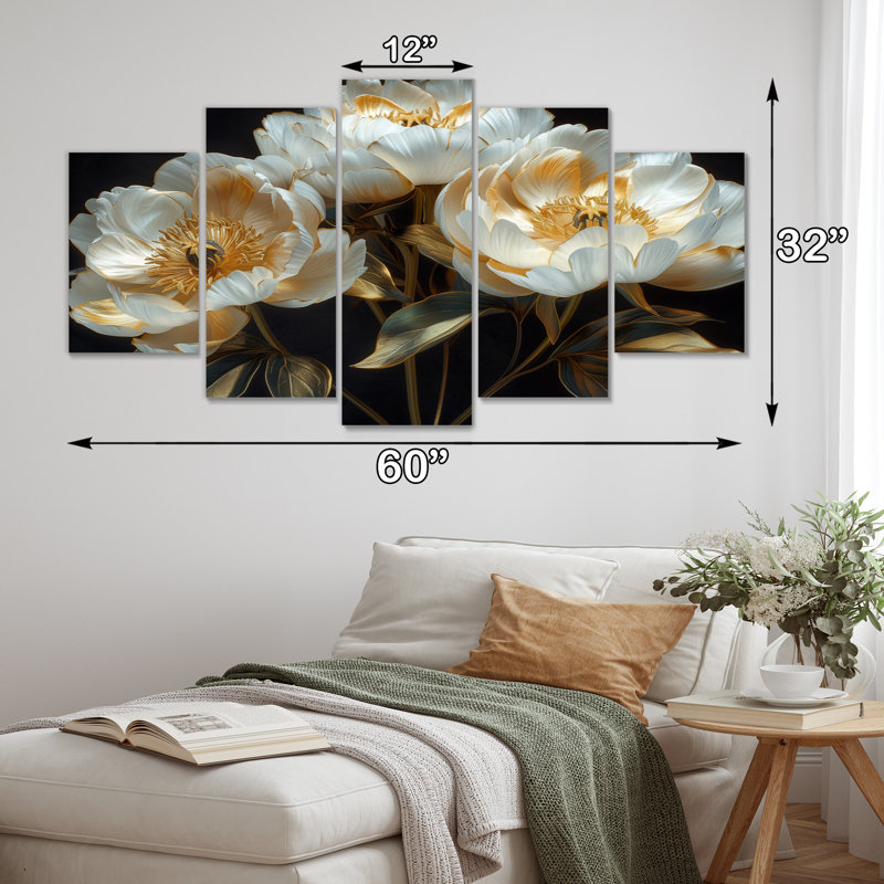 Gatton - Peonies Canvas Art Set