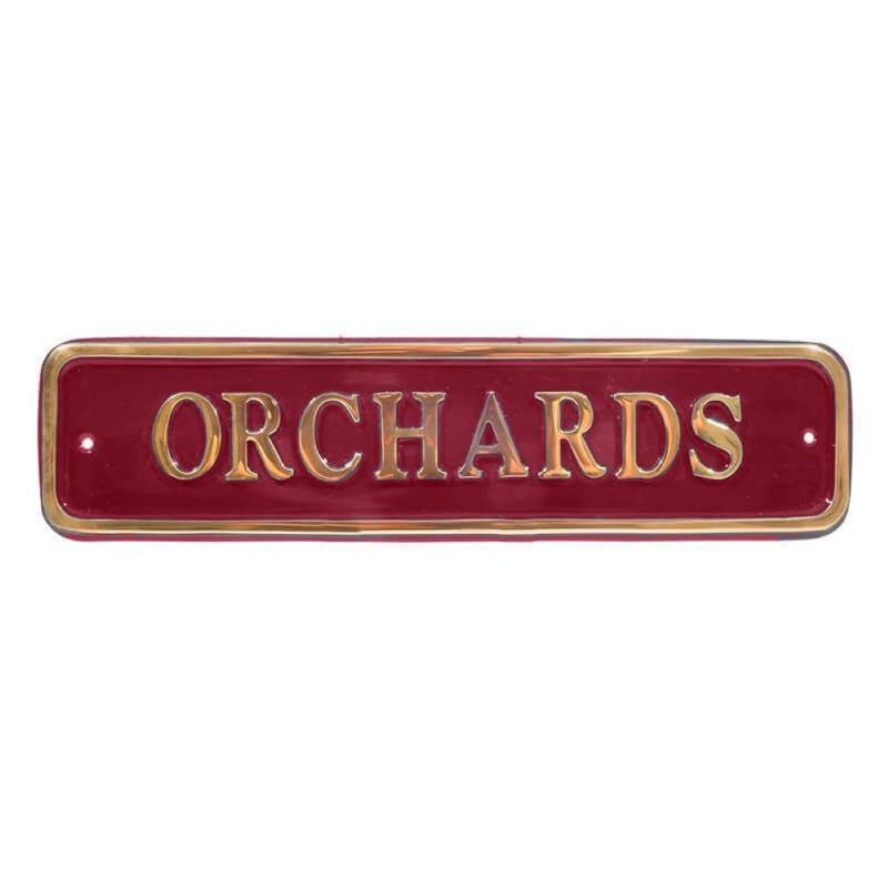 Nevill Rectangle Wall Plaque, Maroon, Yes