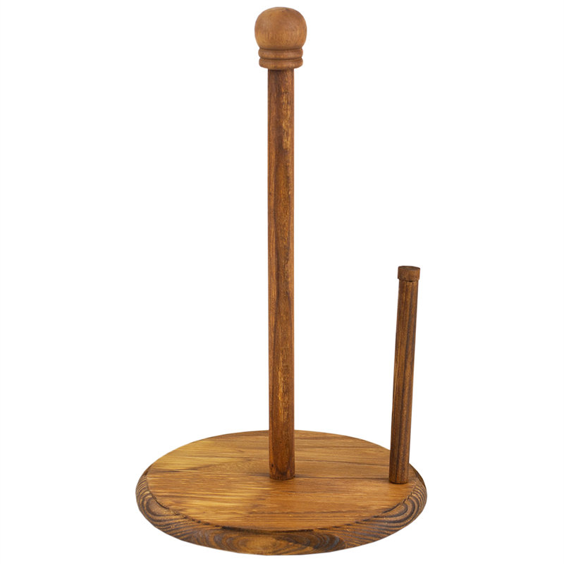 Wood Paper Towel Holder