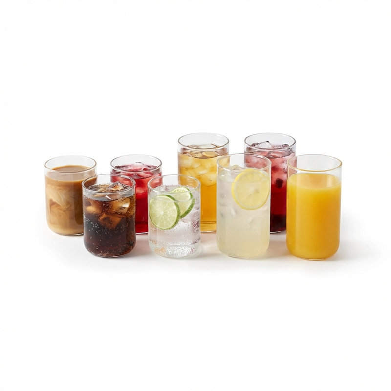 Stone Lain Celina 8-Piece Glass Set Borosilicate Glass