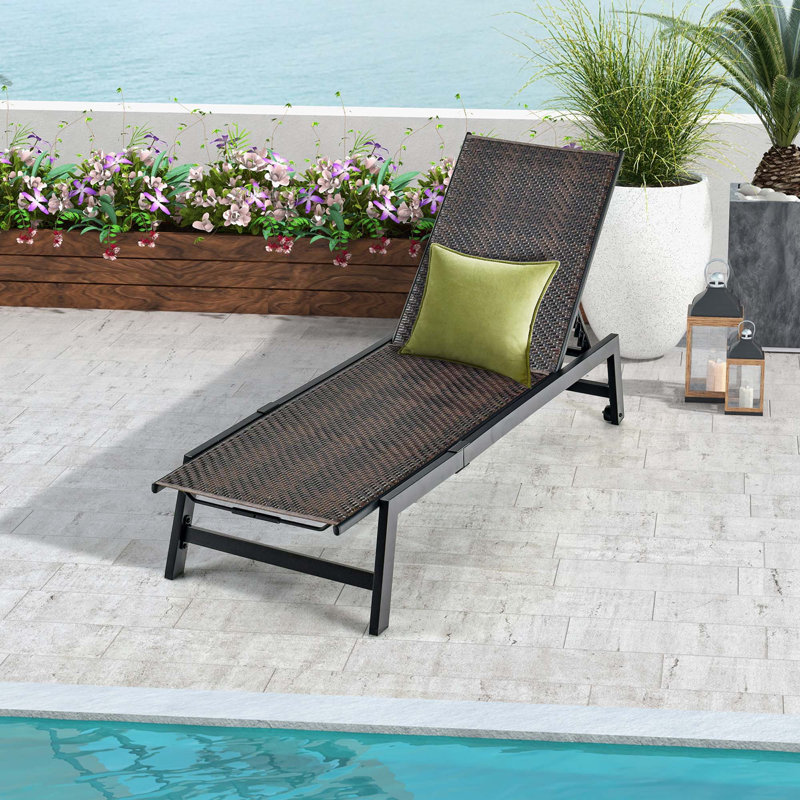 Bauske Outdoor Chaise Lounge