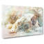 Fawn French Bulldog Dog In Abstract - Wrapped Canvas Painting-55317452