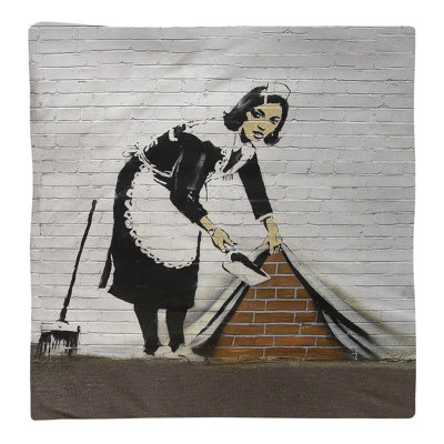 Banksy Graffiti No Pattern Square Napkin