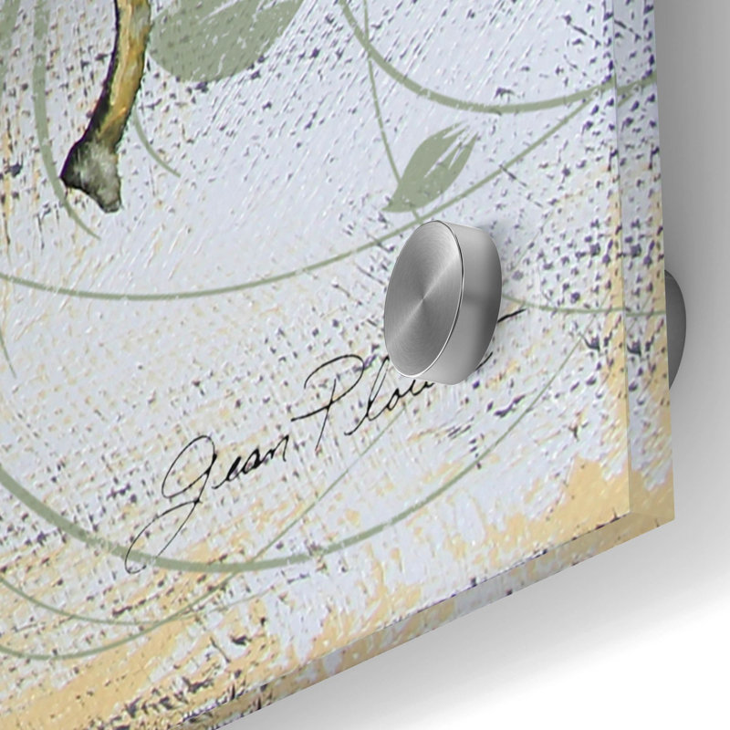 «Tutti Fruiti Pear» par Jean Plout, art mural en verre acrylique, H 36 po x l 36 po x P 0,2 po
