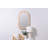 Izel Raffia Arch Mirror