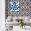 «Cobalt Tile III» par Grace Popp, art mural en verre acrylique-304695464