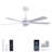 52" 5 - Blade Modern Ceiling Fan With Led Lights Remote App And Voice Control-1755472642-1755626930