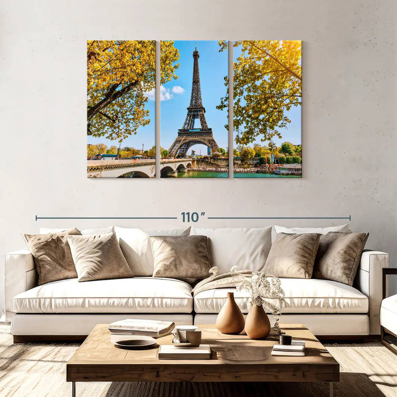 Nicci Paris Tour Eiffel au printemps, H 48 po x l 74 po