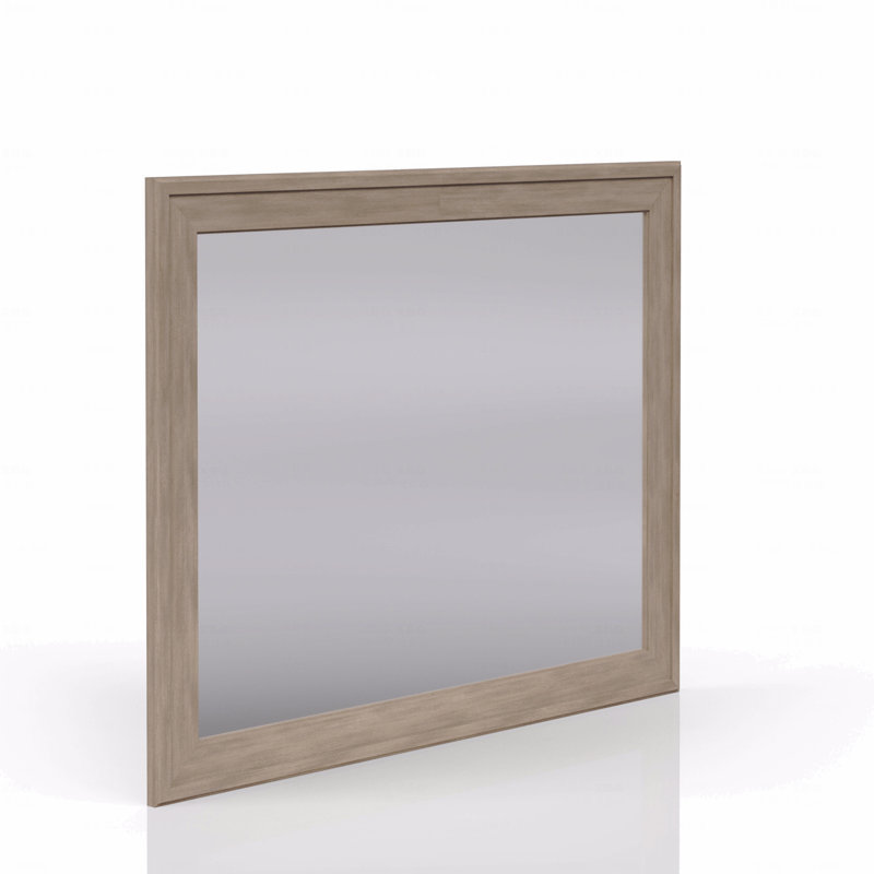 Miroir rectangulaire en bois