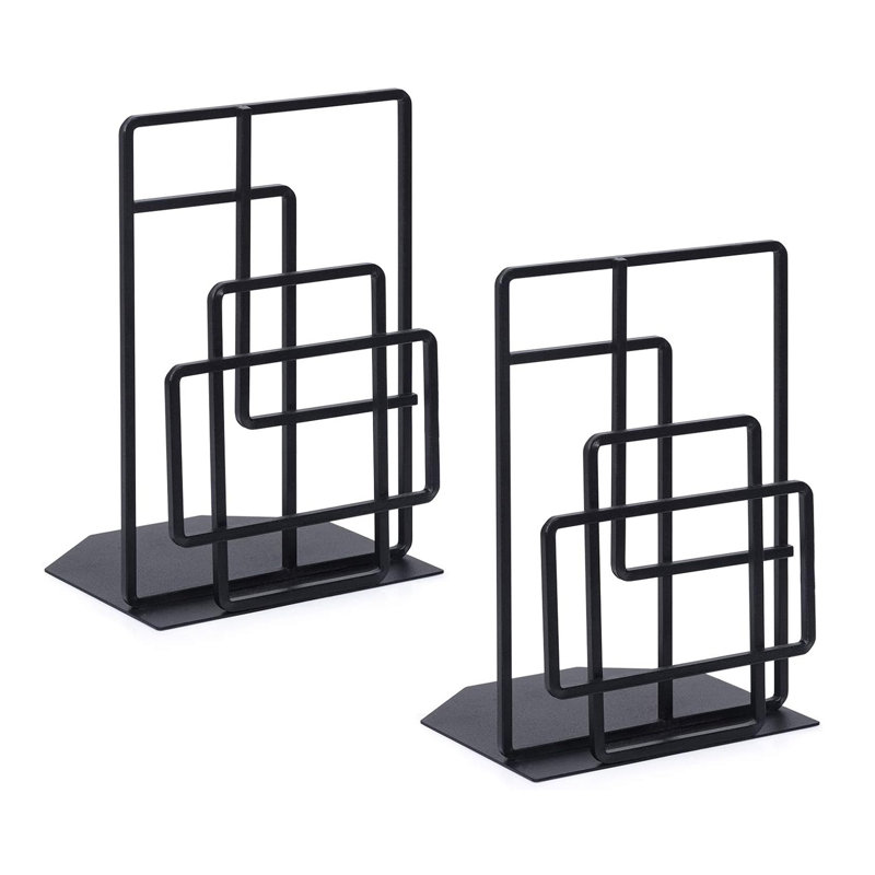 Metal Non-Skid Bookends