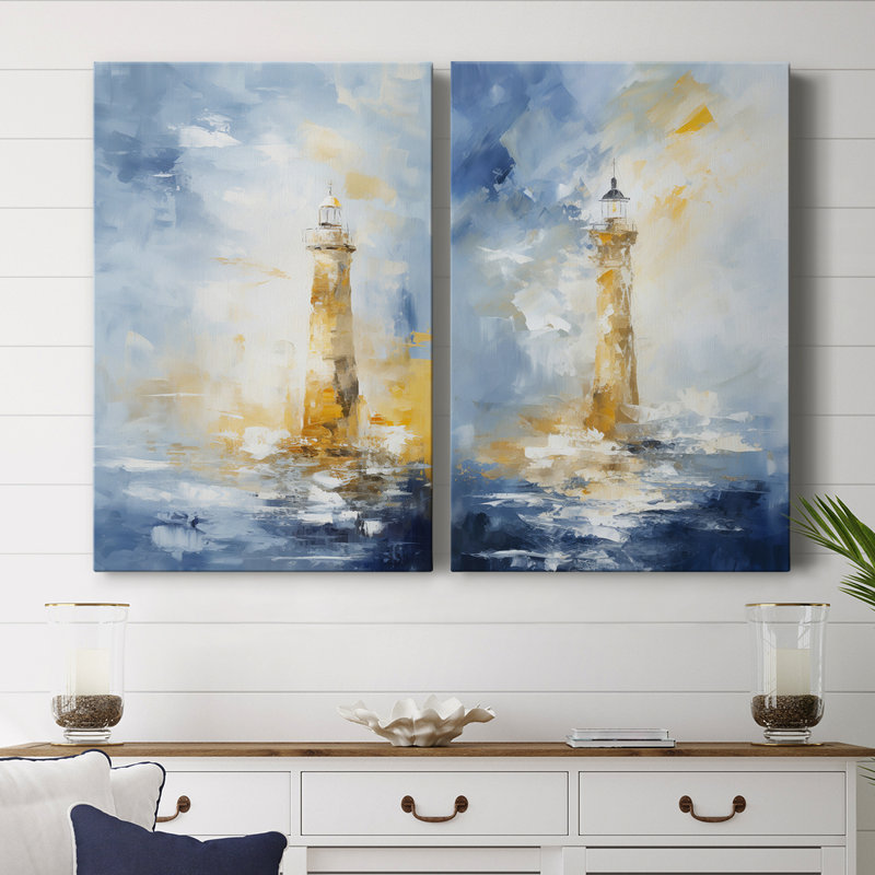 NAUTICAL Series DXVII-Premium Gallery Wrapped Canvas -Ready to Hang, 12" H x 16" W