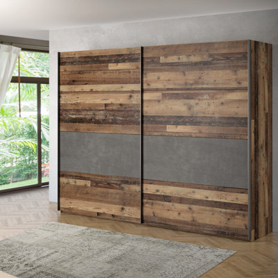 Huguley 2 Door Manufactured Wood Wardrobe