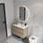 Wall-Mounted Bathroom Vanity With Ceramic Sink-100841198