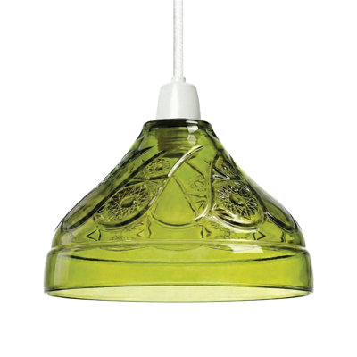 9cm H Glass Lamp Shade ( Screw On )