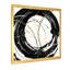 «Gold Metallic Circle», reproduction sur toile encadrée-48308482-48308485