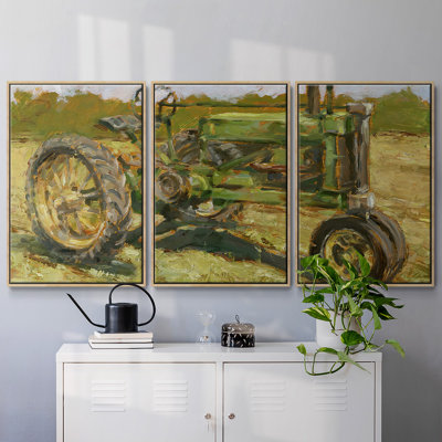 Rustic Tractors I 3 pièces