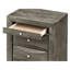 Linge de chambre gris - Glory Furniture G1505 avec guide de tiroir central 7 tiroirs, guides en métal