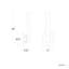 Baton 1 Light Crystal LED Wall Sconce-1193822400
