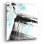  «Dynamic Frost 2» par Ethan Harper, art mural en verre acrylique, 12 po x 12 po