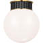 Cavill Flush Mount with White Glass-510691564-510691565