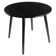 Conell 36" Round Drop Leaf Table Black Finish