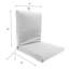 Coussin de chaise d'extérieur 21 "x 44" avec attaches et boucle-2117540521