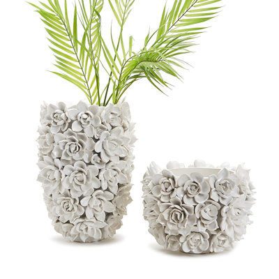 Set Of 2 Succulents Planter/Vase