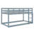 Floor Bunk Bed, Ladder Included and Bed Platform with Strengthened Slats-129032466