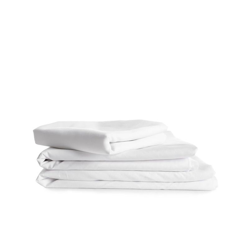 Queen Sheet Set + 4 Pillowcases, White