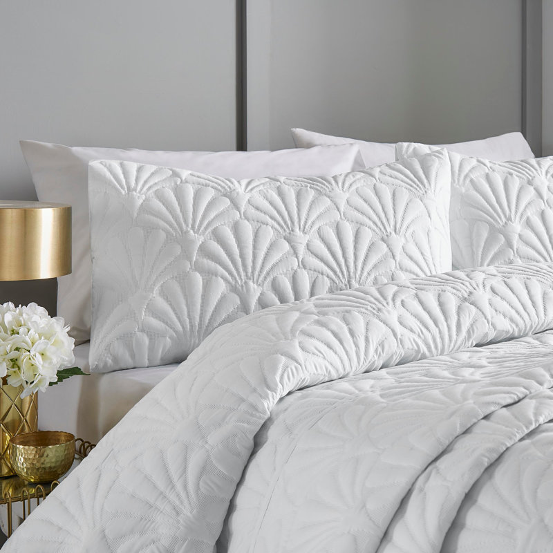 Musab Microfibre 0 Duvet Cover Set, Super King - 2 Standard Pillowcases, White